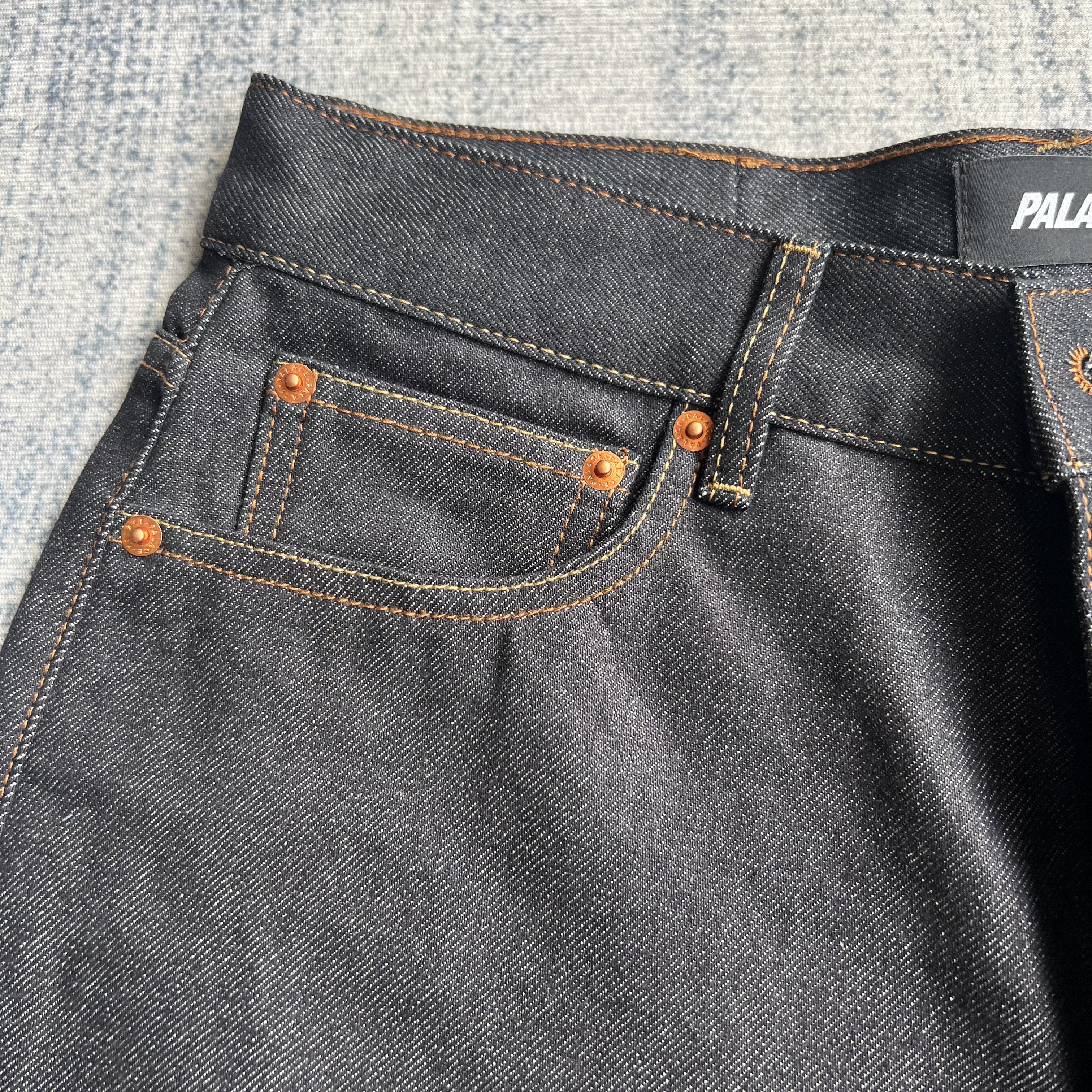 Pa SELVEDGE DENIM P90 BAGGY JEAN RAW - Image 7