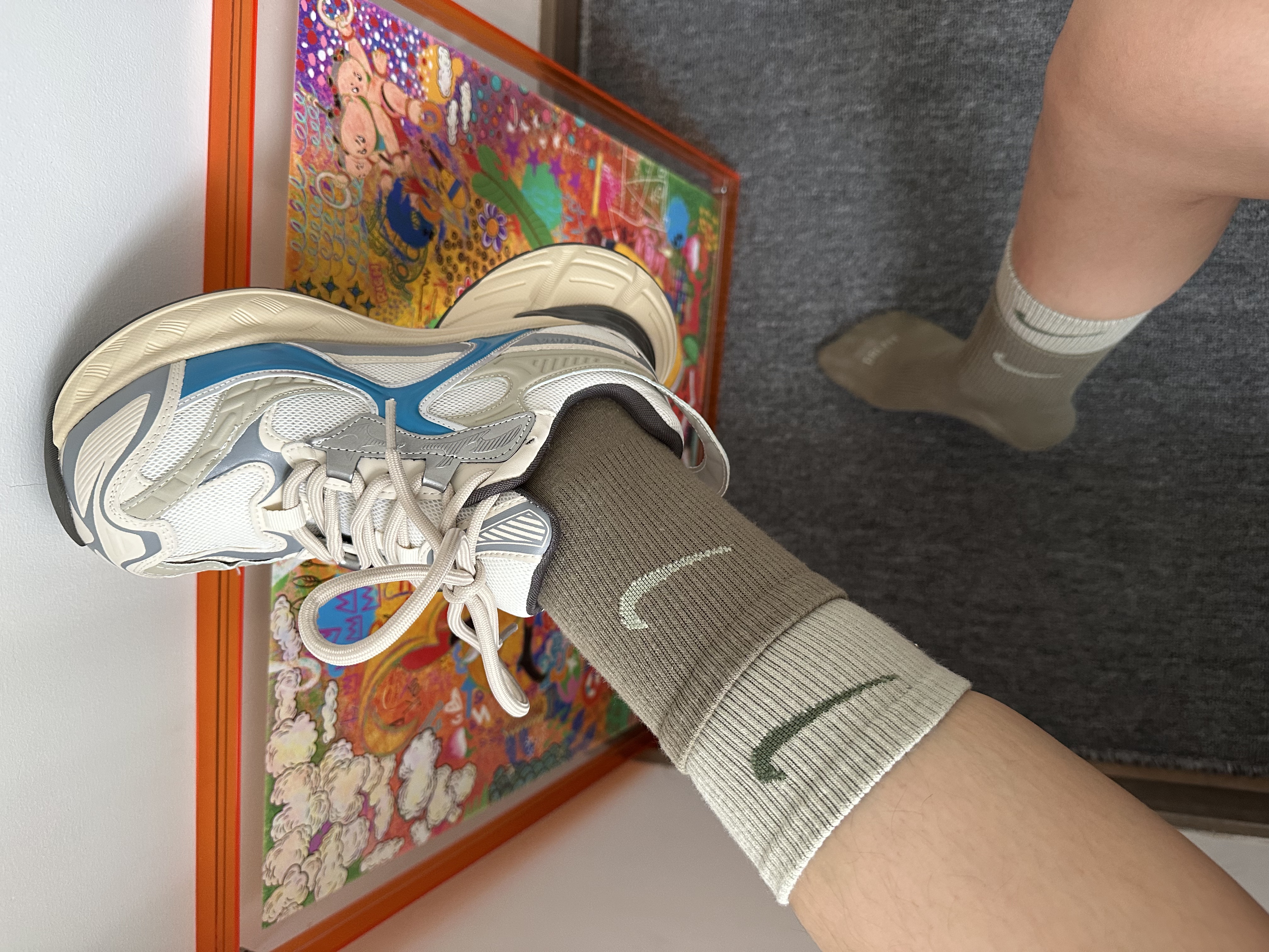 12CNY Nike 2layers 24colors socks