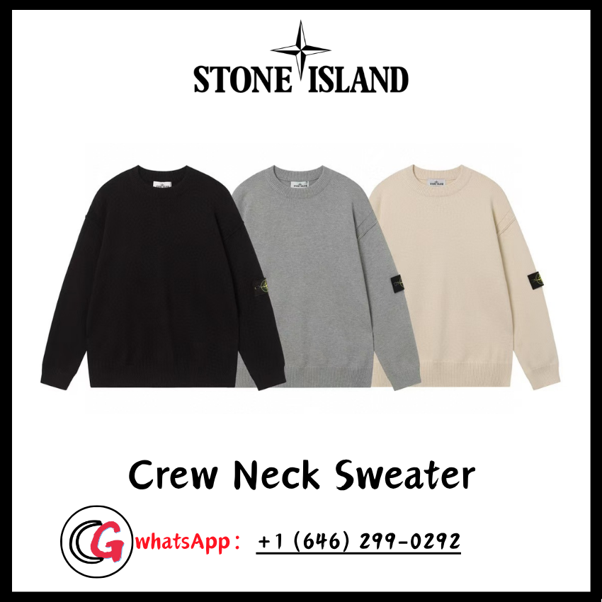 Stone Crew Neck Sweater （2）