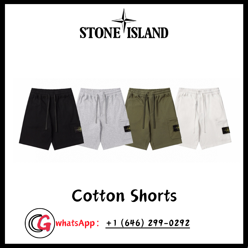 Stone Cotton Shorts （3）