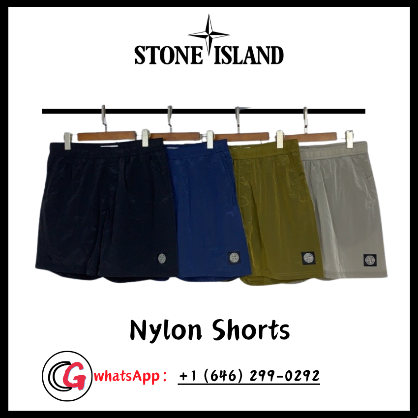 Stone Nylon Shorts