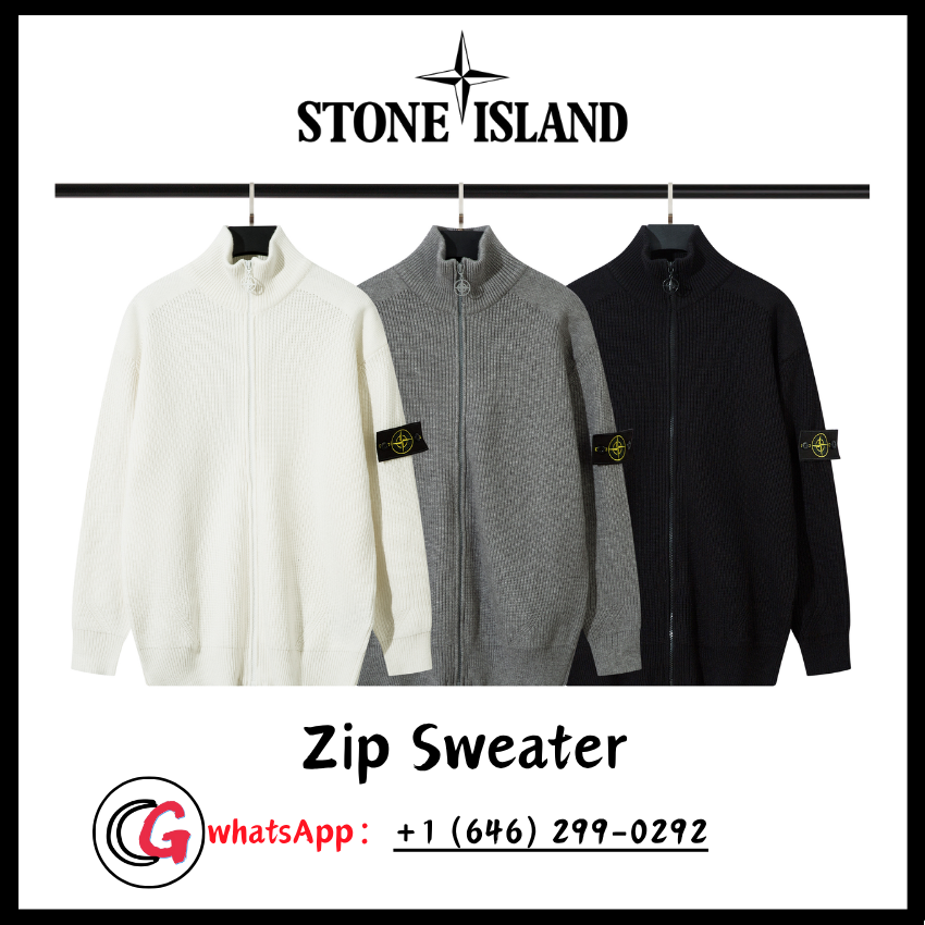 Stone Zip Sweater and hoodie