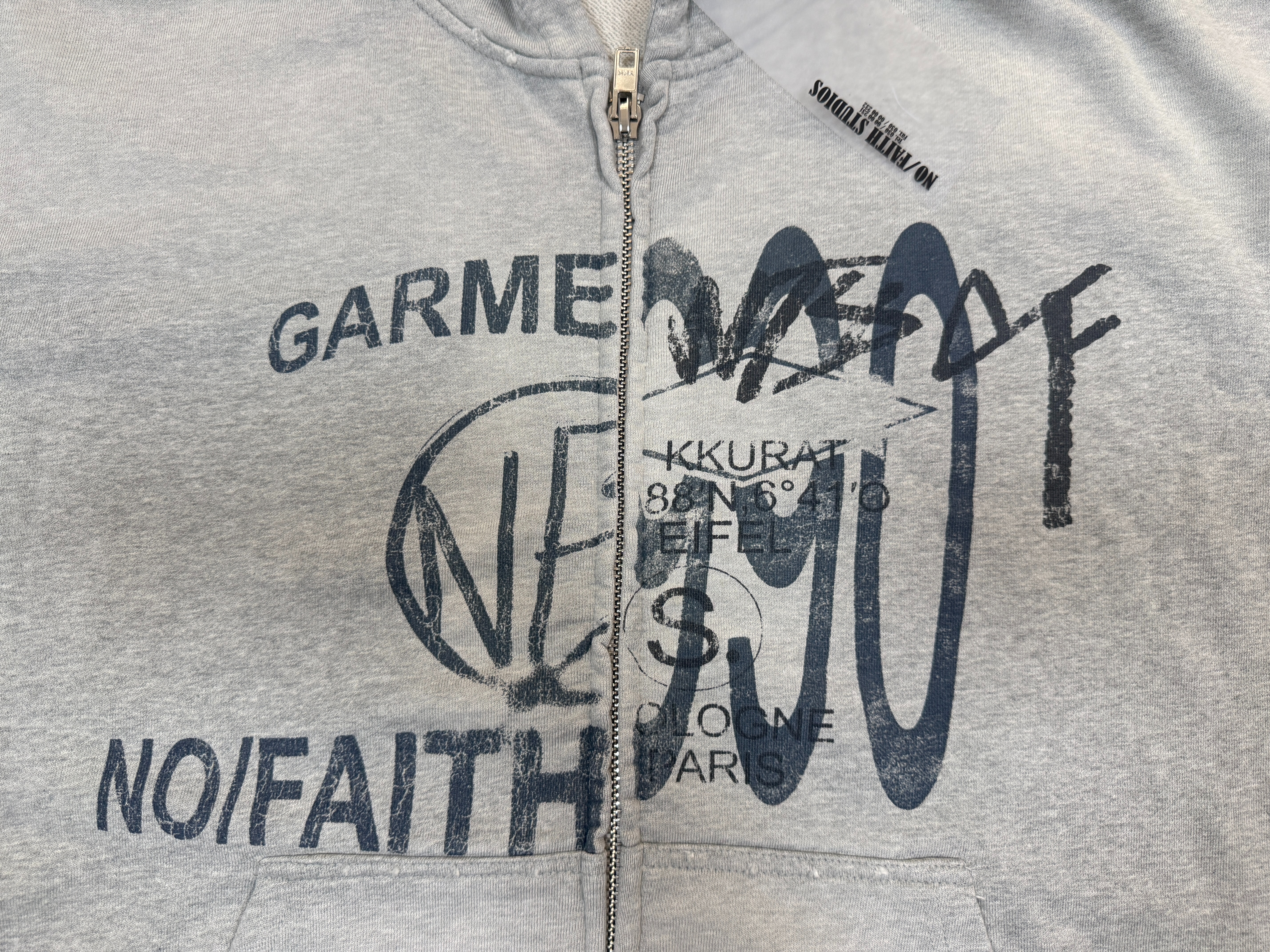 no faith grey zip up - Image 9