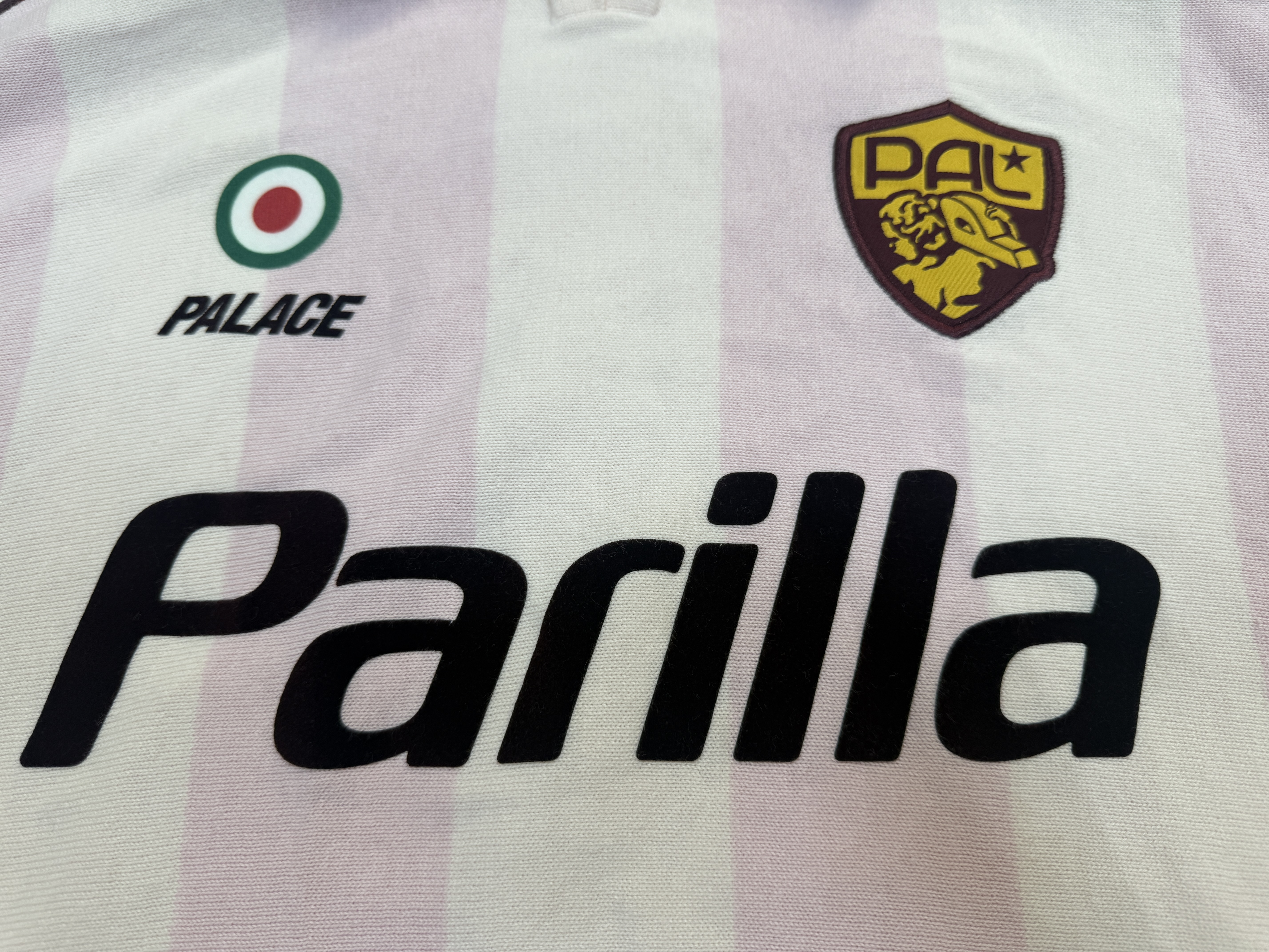 palace pink polo long sleeve - Image 8